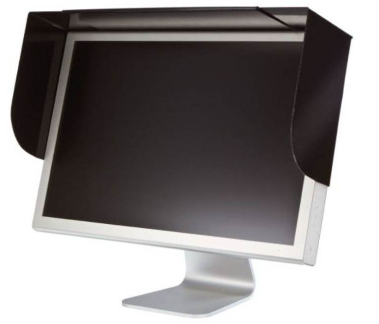 Adjustable Anti-Glare Screen Hood for Flat Screens