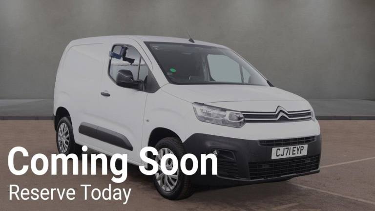 2022 Citroen Berlingo 1.5 BlueHDi 1000Kg Enterprise Pro 100ps [6 Speed] PANEL VAN DIESEL Manual