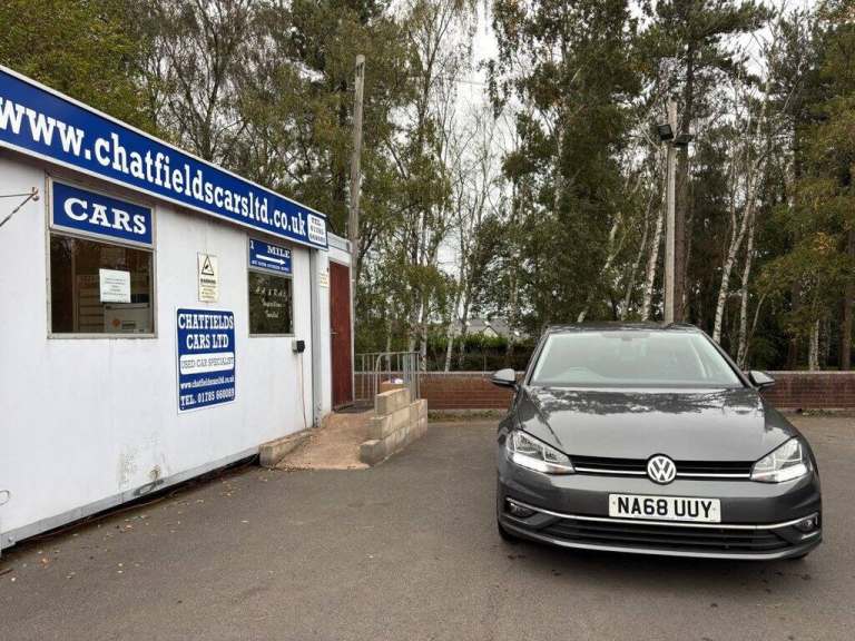 2018 68 VOLKSWAGEN GOLF 1.6 TDI GT DIESEL EURO 6, JUST 2 OWNERS, 73K MILES, NAV
