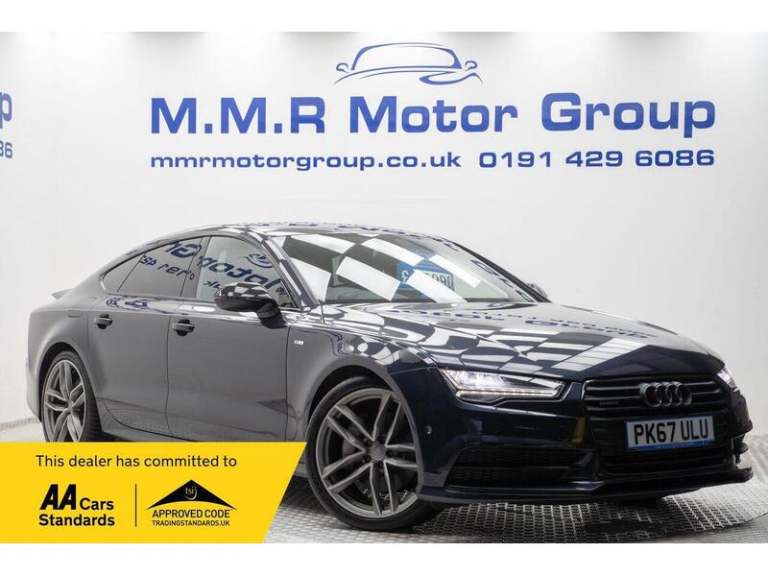 2017 Audi A7 3.0 TDI V6 Black Edition Sportback S Tronic quattro Euro 6 (s/s) 5dr Hatchback Diese...