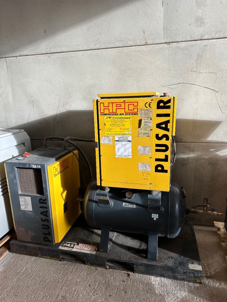 image for HPC Plusair Air Compressor with dryer - Fully working - Can deliver!