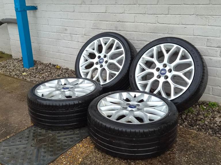 🌟Genuine Ford 18 inch alloy wheels 5x108 with TYRES 7M++ FOCUS MONDEO CONNECT 