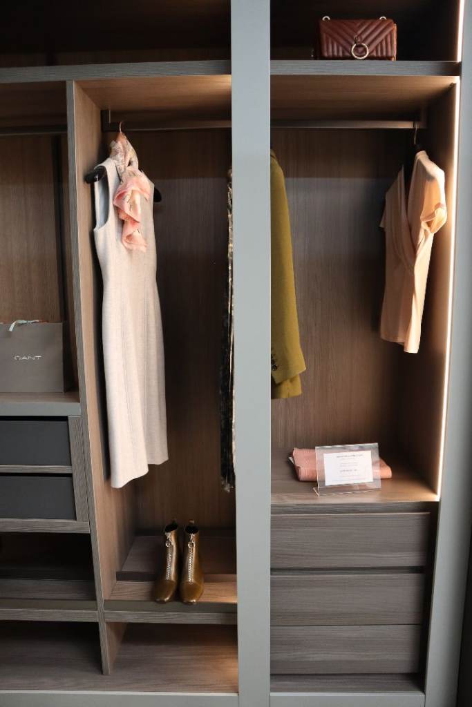 Luxury Italian Open Walk-In Wardrobe with LED Lighting
