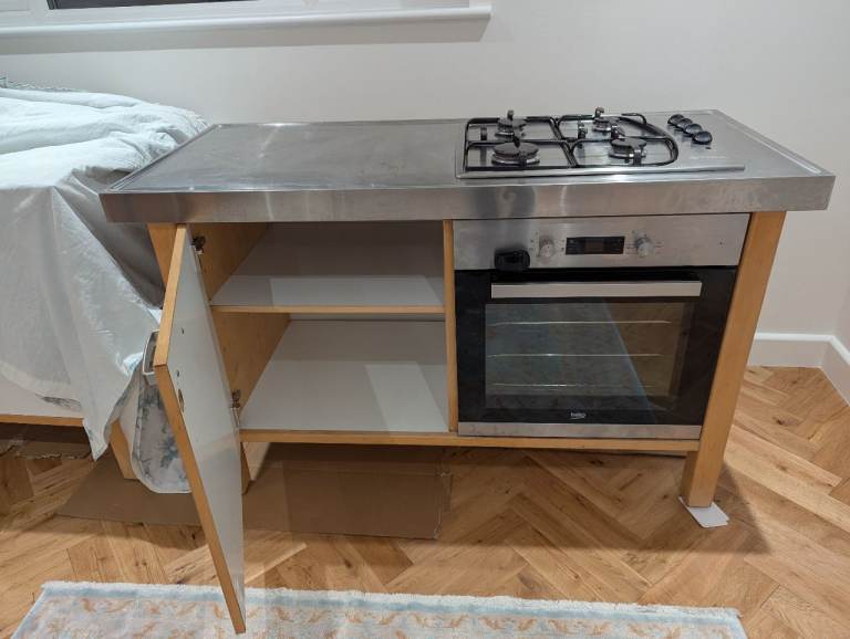 IKEA Varde freestanding kitchen sink and oven units