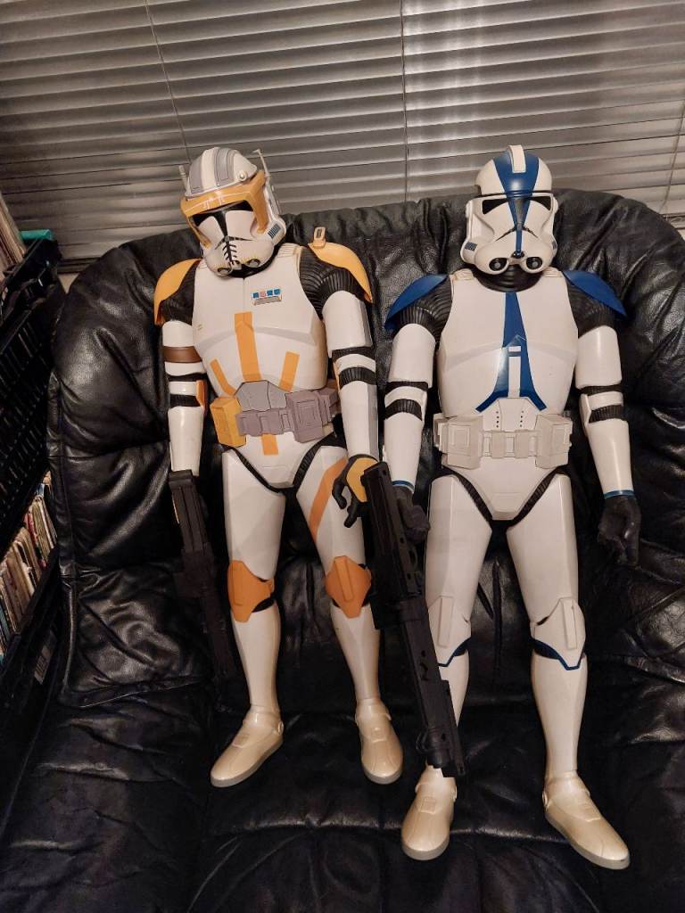 Star Wars Clone Trooper Large Action Figures with Blasters