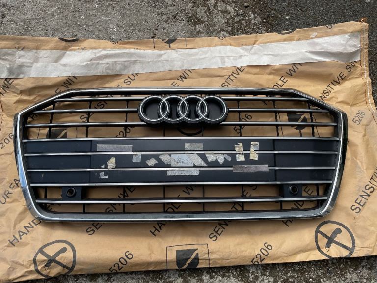 AUDI A6 C8 S LINE FRONT BUMPER RADIATOR GRILL GRILLE (2019-2024) 