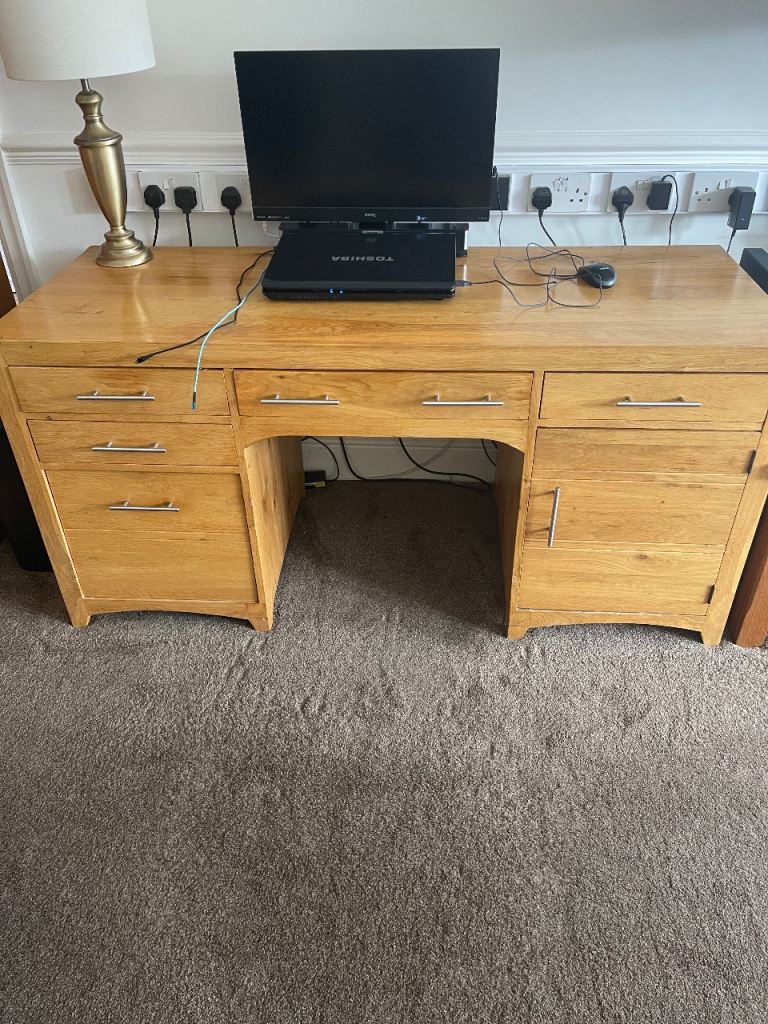 Oak Computer Desk
