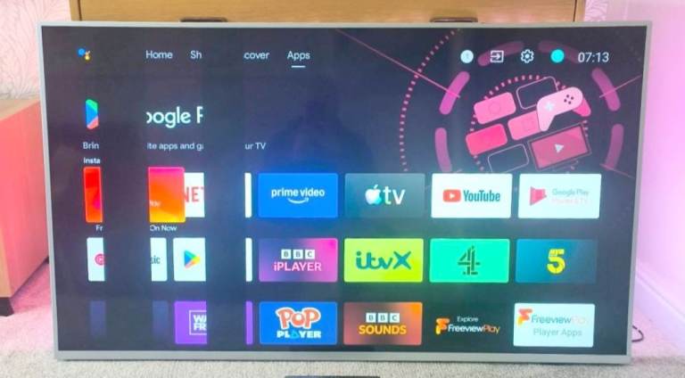 PHILIPS Ambilight 55" Smart 4K Ultra HD HDR LED TV with Google Assistant 55PUS7334/12 spares repair 