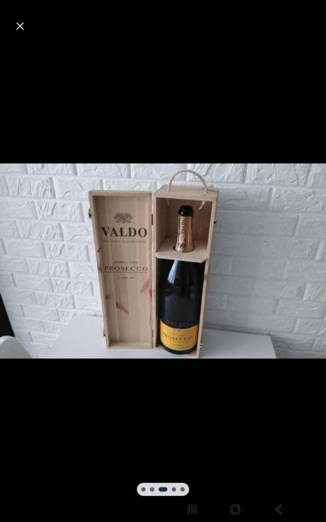 Large 3 litre empty champagne bottle home bar display item 