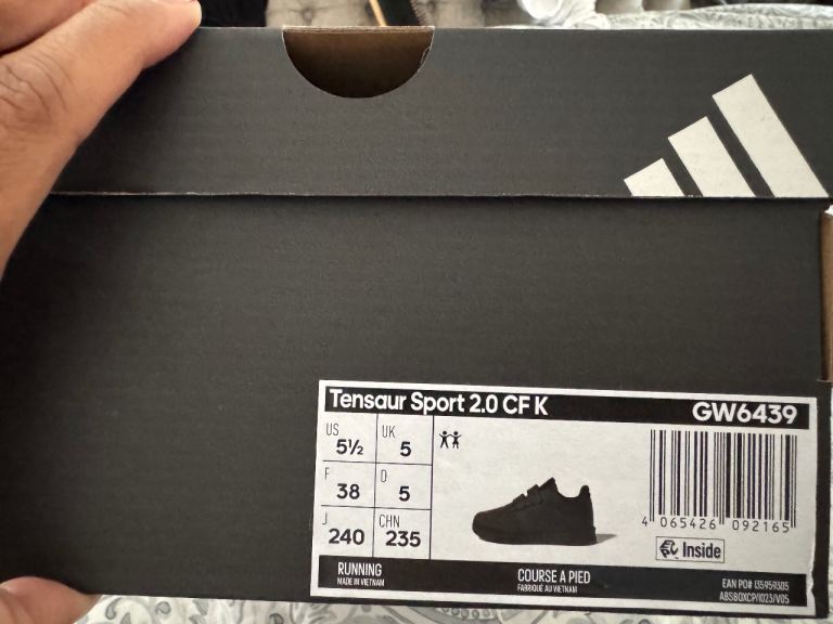 New Adidas Tensaur Sport 2.0 CF K Trainers UK 5