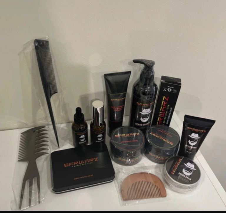 men’s grooming products 