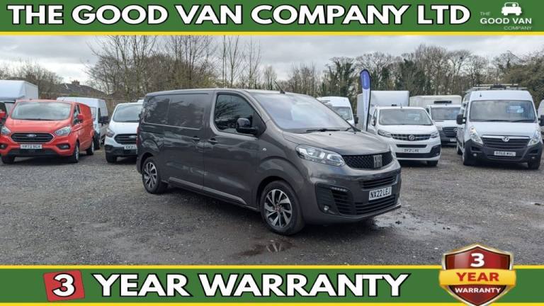 2022 Fiat Scudo Business L1 M/Jet 145 PS 2.0 Ltr With Air Conditioning, Alloy Wheels, Sat N Panel...