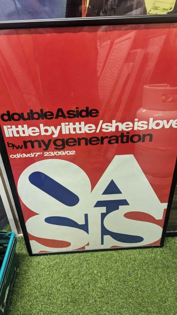 Oasis glass framed posters 21cmX31cm £25 each