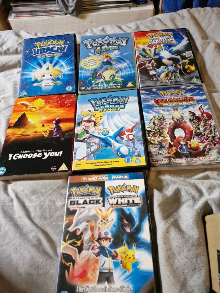 image for animie dvd pokemon/yugi oh storm hawks and others