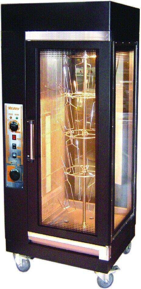 Hot sale vertical stainless steel electric chicken Rotary rotisserie f