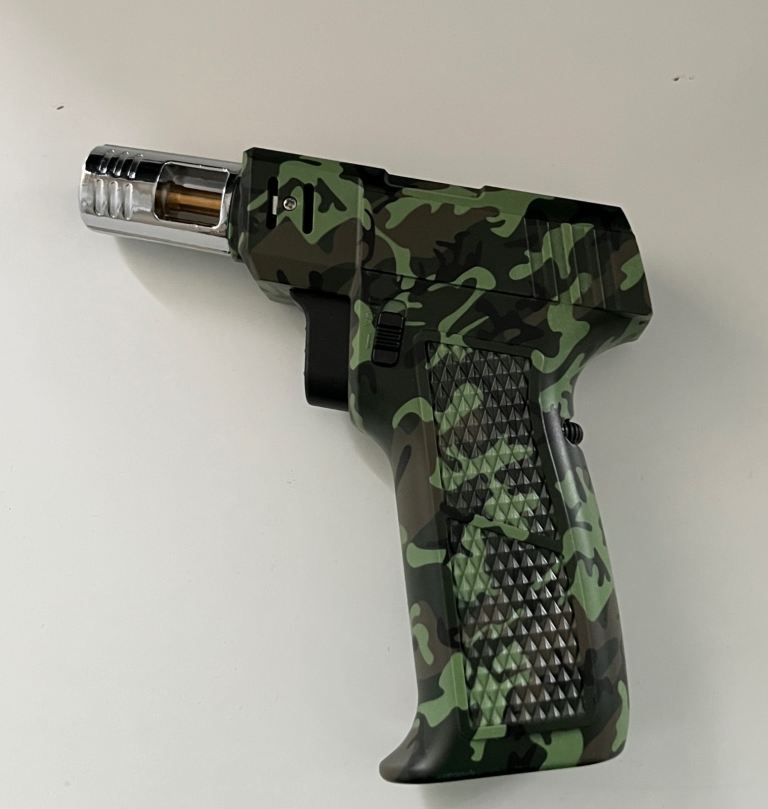 Camo Torch Lighter - Gun Shaped