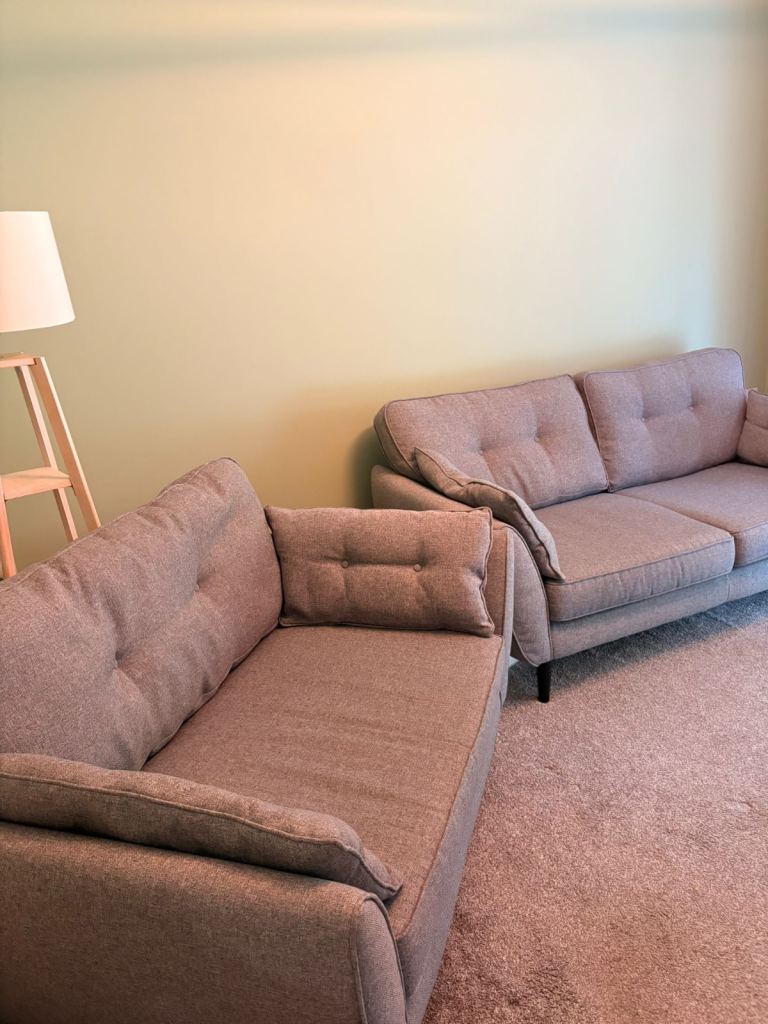 3 SEATER SOFA& SNUGGLE CHAIR