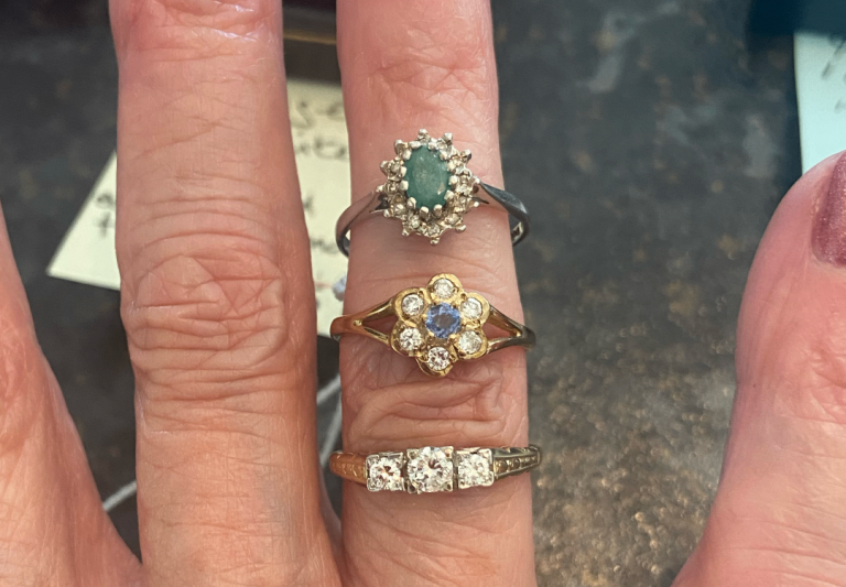 18/9ct Gold ALL SIZE M. Gemstone rings. See details in the listings coll/ del only