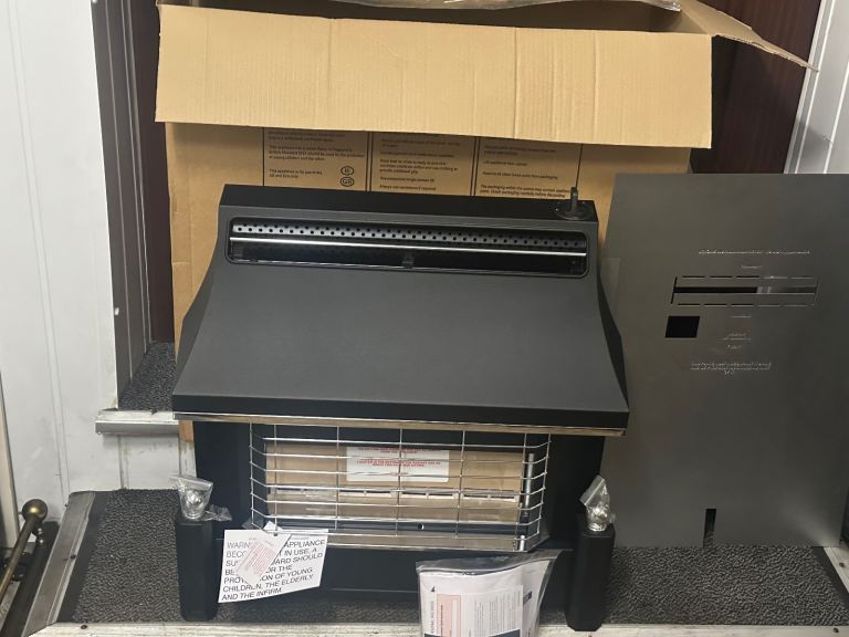 Gas fire Valor Helmsley brand new boxed £395 Ono 