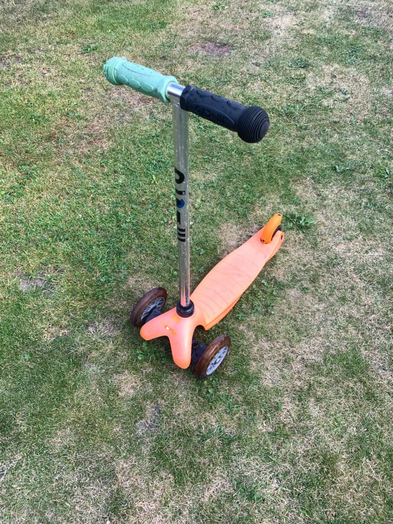 Orange Micro Scooter 3 wheel