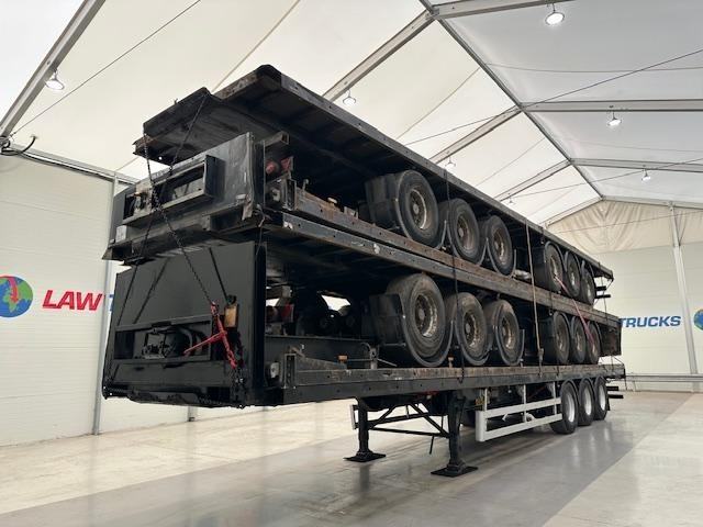 Don Bur Tri Axle Stack of 5 Flatbed Trailers 