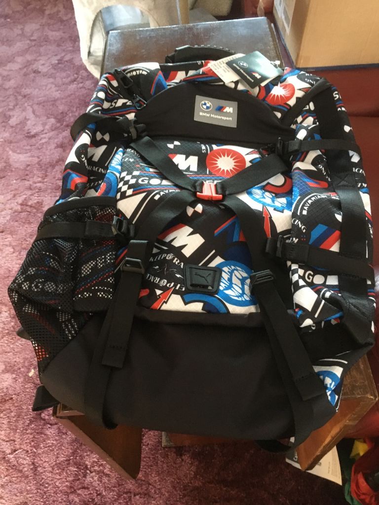 BMW Motor Sports Backpack NEW