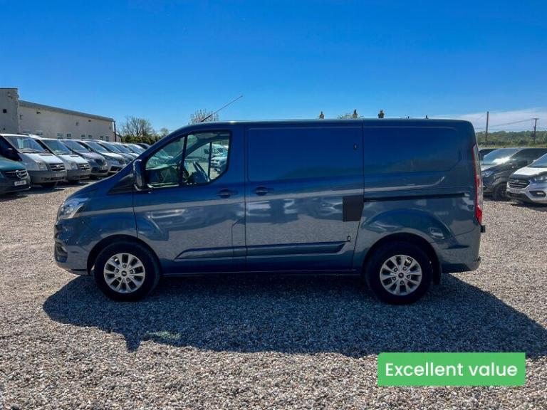 2021 Ford Transit Custom SWB L1H1 Low Roof Limited 300 Air Con Alloys Sensors EURO 6 NO VAT Panel...