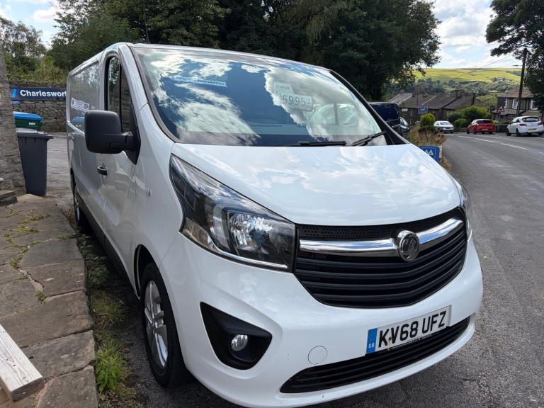 2018 Vauxhall Vivaro 2900 1.6CDTI 120PS Sportive LWB no vat PANEL VAN Diesel Manual