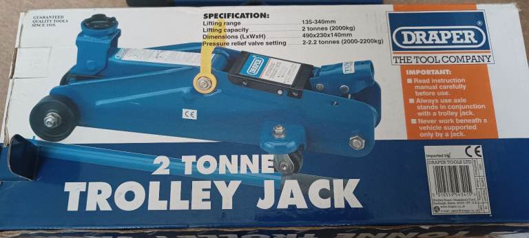 Draper 2 Tonne Trolley Jack