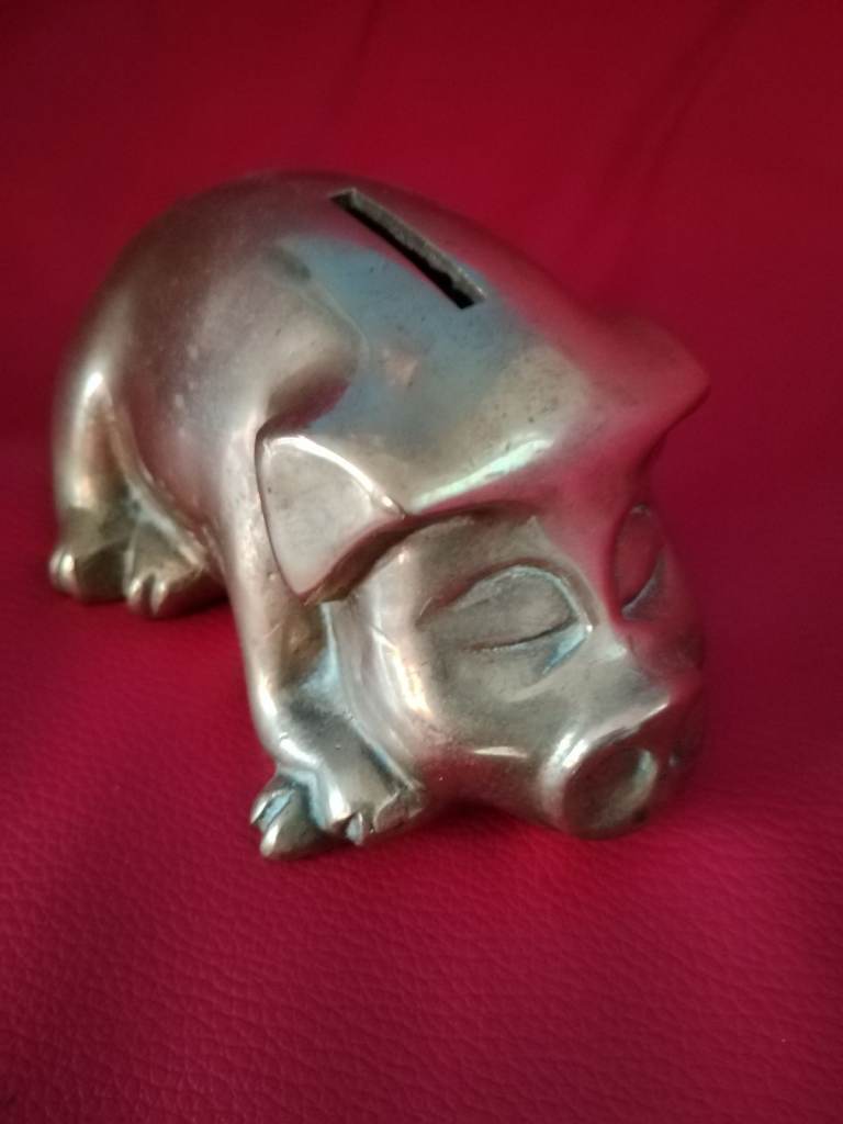 Brass Piggy Bank