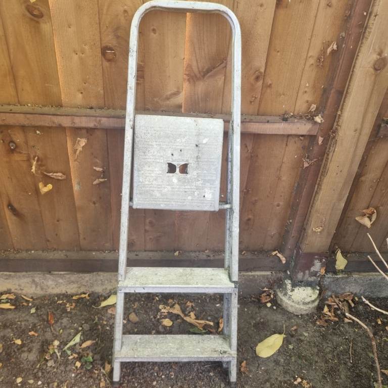 Used Metal Step Ladder - Fair Condition