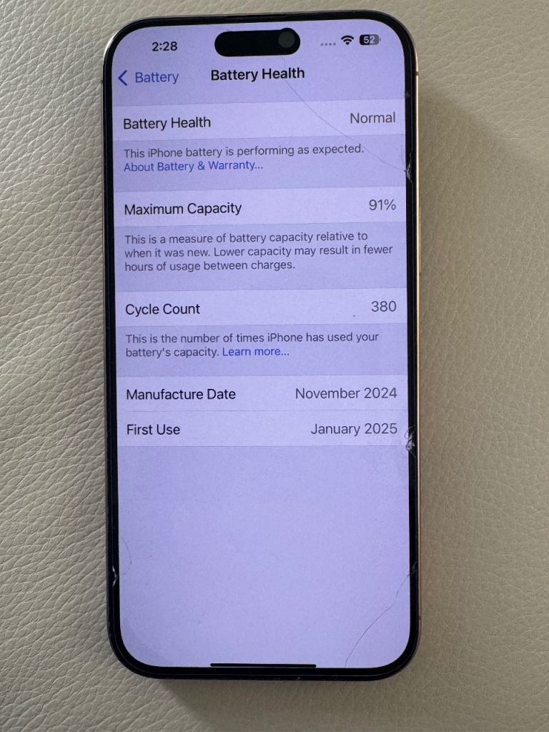 iPhone 16pro max 256GB