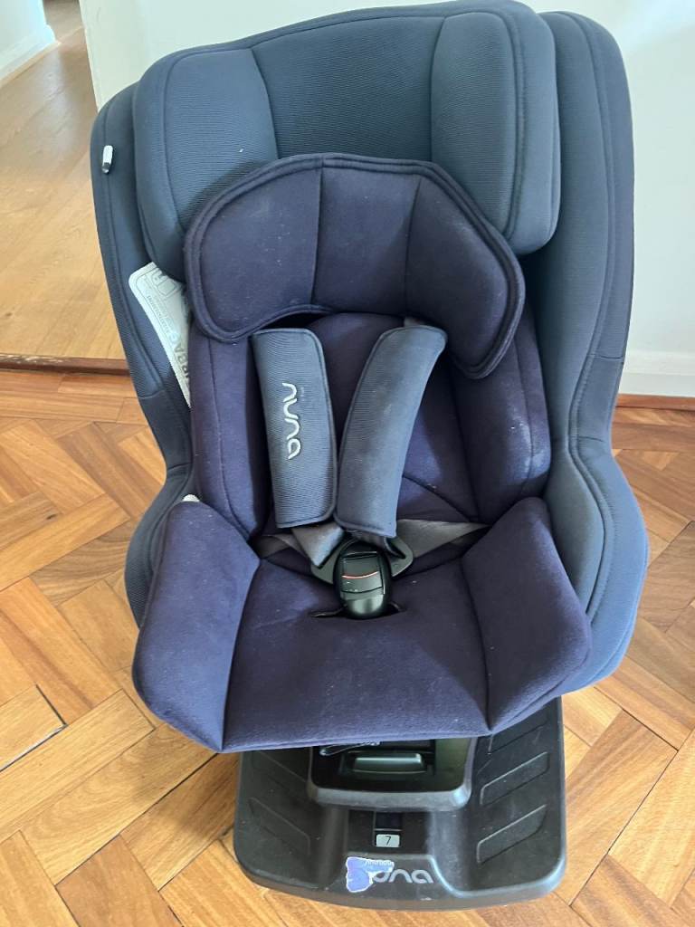 Nuna REBL Plus i-Size 360 Rotating Car Seat, Birth-4yrs, ISOFIX + Spare Cover, Navy
