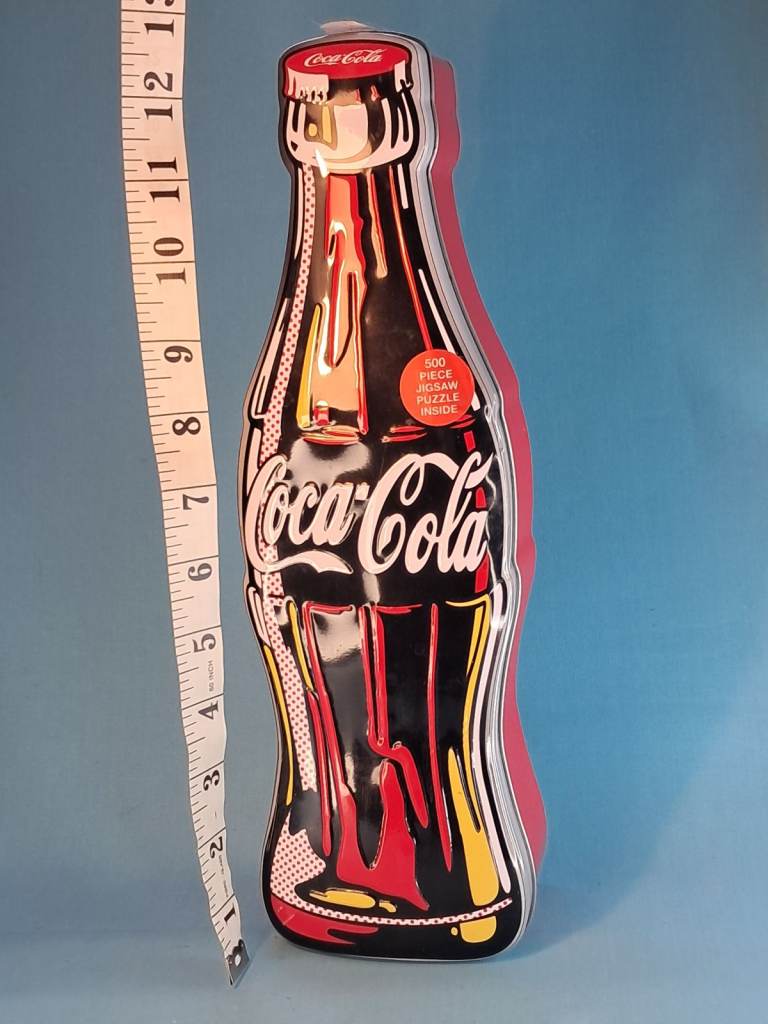 Coca Cola Bottle Tin Festive Jigsaw Puzzle Christmas Lorry 500 Piecess.