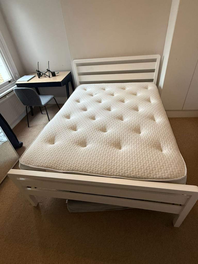 Double Bed & Mattress