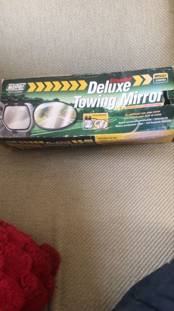 Deluxe car towing mirrors (only 1 mirror)
