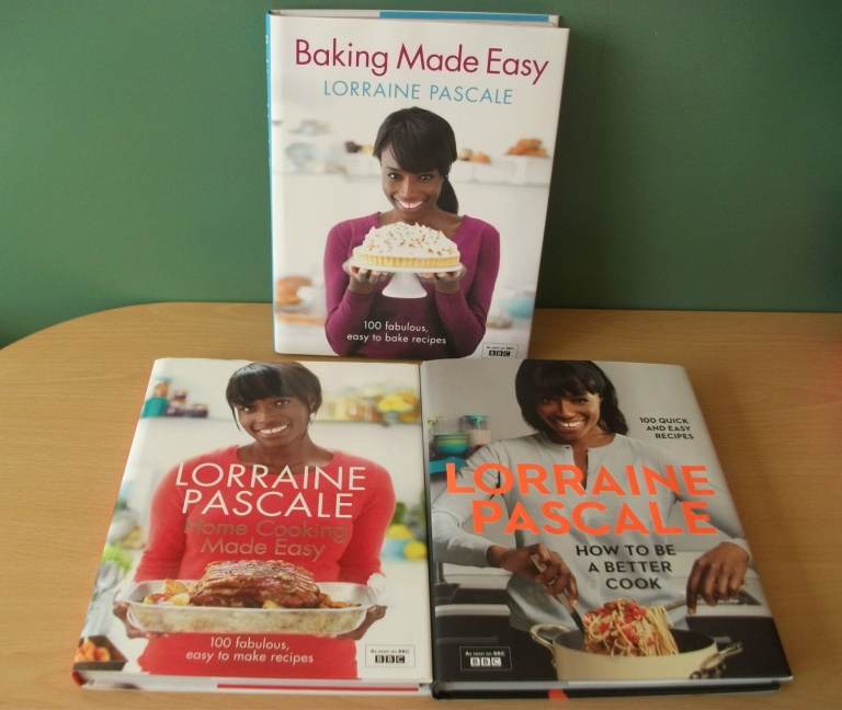 Lot of 3 LORRAINE PASCALE Hardback Cookbooks recipes, books, baking, bake, cooking, cook, food