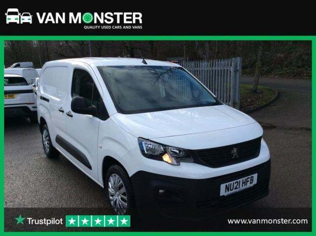 2021 Peugeot Partner 850 1.5 BlueHDi 100 Professional Crew Van PANEL VAN DIESEL Manual