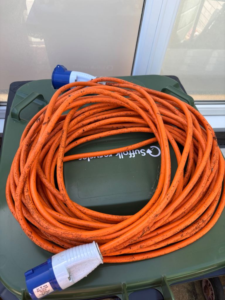 Used caravan electric cable. 