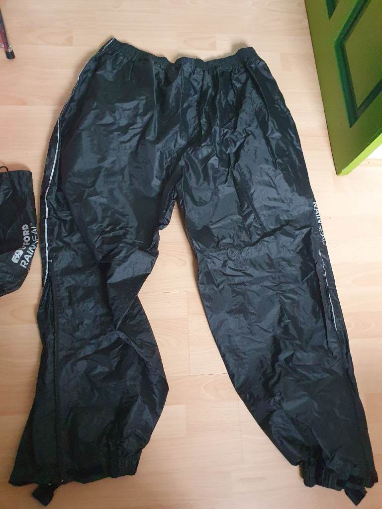 Oxford rainseal waterproof pants motorbike motorcycle