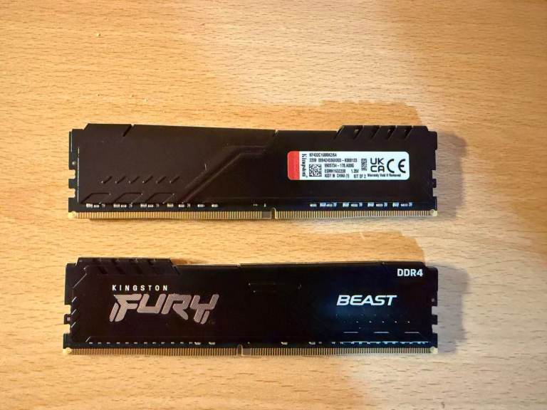 Kingston Fury Beast 64G(32*2) DDR4 Memory 3200
