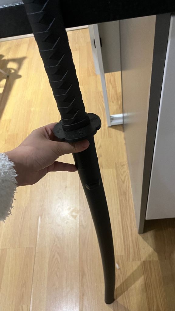 Plastic katana sword