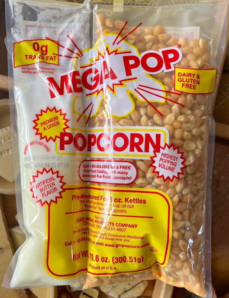 FREE Mega Pop Popcorn Kernels – New, 10.6 oz Bag (19 BAGS)