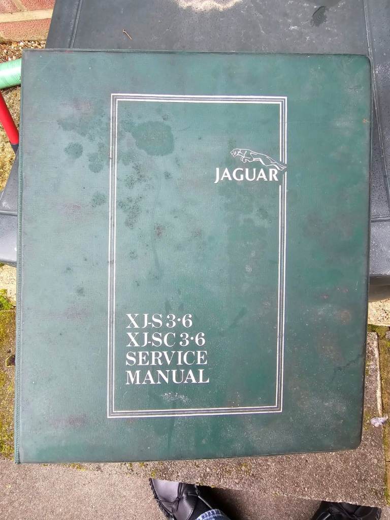 Jaguar XJS 3.6 XJSC 3.6 Service Manual – Good Condition