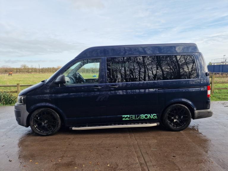 2011 VW Volkswagen Transporter Blue High Roof 6 Seat Crew Cab  Drives Perfect