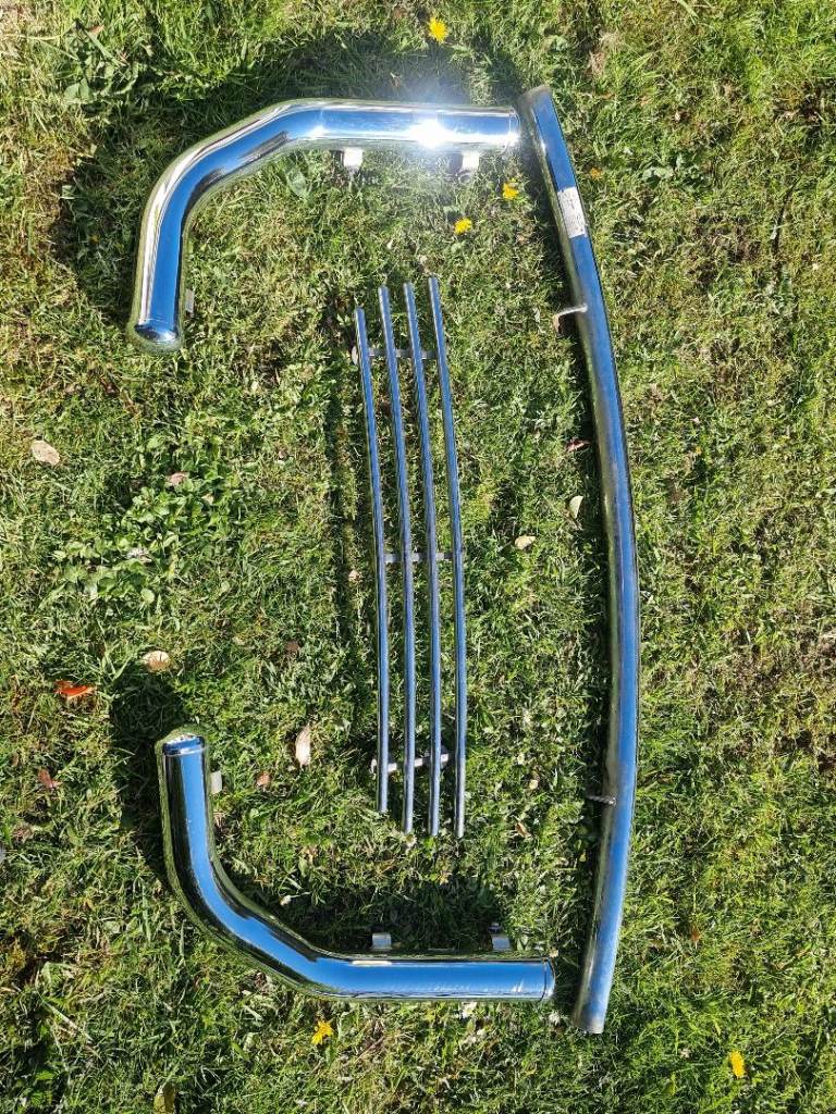 CHROME BAR BUMPER FRONT ? REAR ? GRILL SIDE BARS CORNER 4x4 GREEN LANE OFF ROAD 