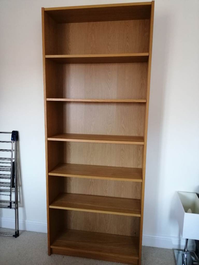 IKEA BILLY Bookcase, oak effect, 80cm (wide)x28cm (deep)x202cm (high)