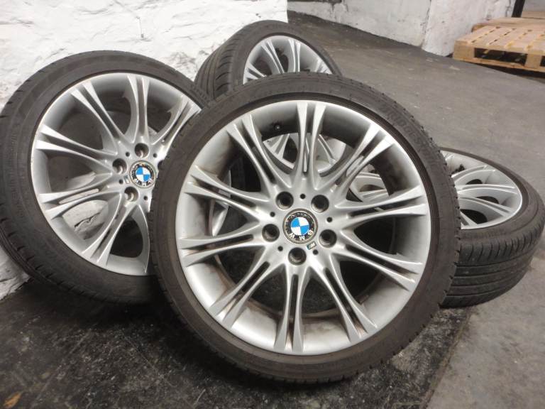 GENUINE BMW MV2 M SPORT 18 INCH STAGGERED ALLOY WHEELS 5x120 BMW ALLOYS