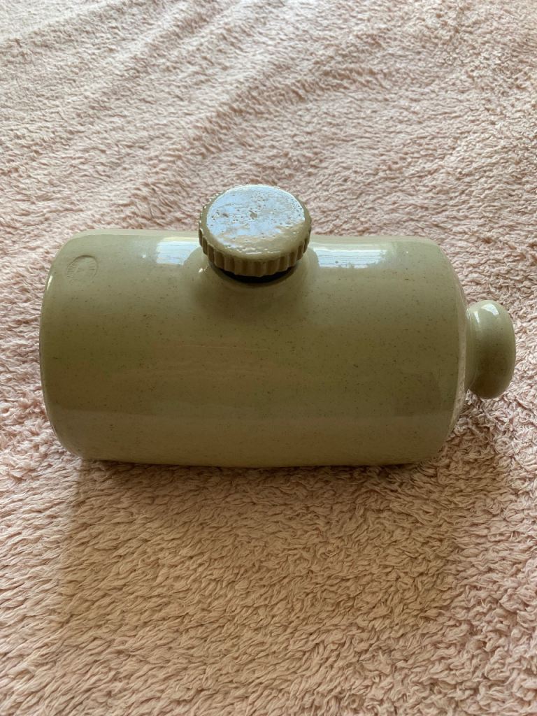 Vintage ceramic hot water bottle 