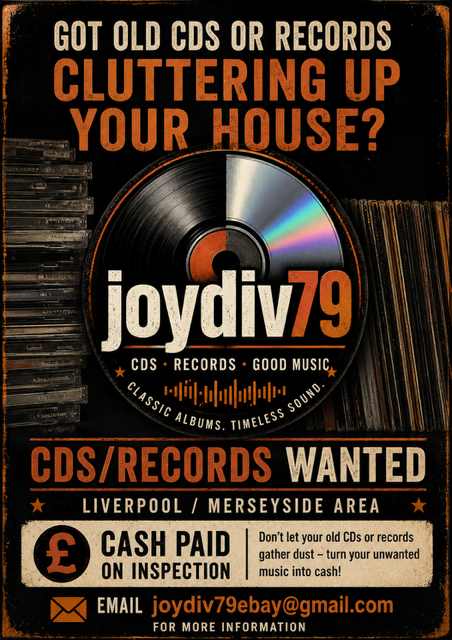 CDs and Records Wanted In Liverpool/Merseyside Area